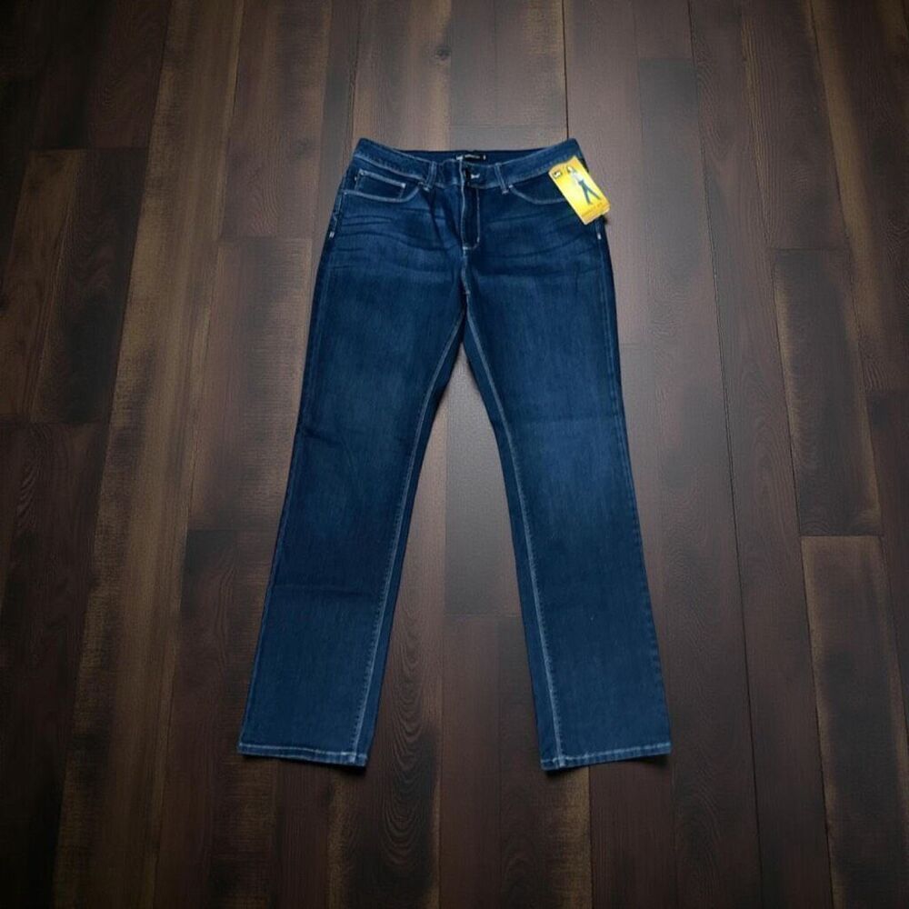NWT Lee Hi Rise Straight Leg Jeans Size 14 33x30 #225